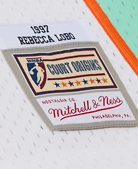 Mitchell & Ness Men's and Women's Rebecca Lobo White New York Liberty Court Origins Swingman Jersey