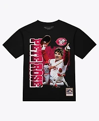 Mitchell & Ness Men's Pete Rose Black Cincinnati Reds Legendary Collage Player T-Shirt