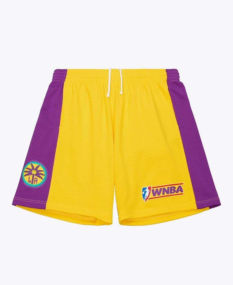 Mitchell & Ness Men's Gold Los Angeles Sparks 2001 Court Origins Swingman Shorts