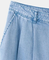 Mango Women's Wide Leg Lyocell Pants