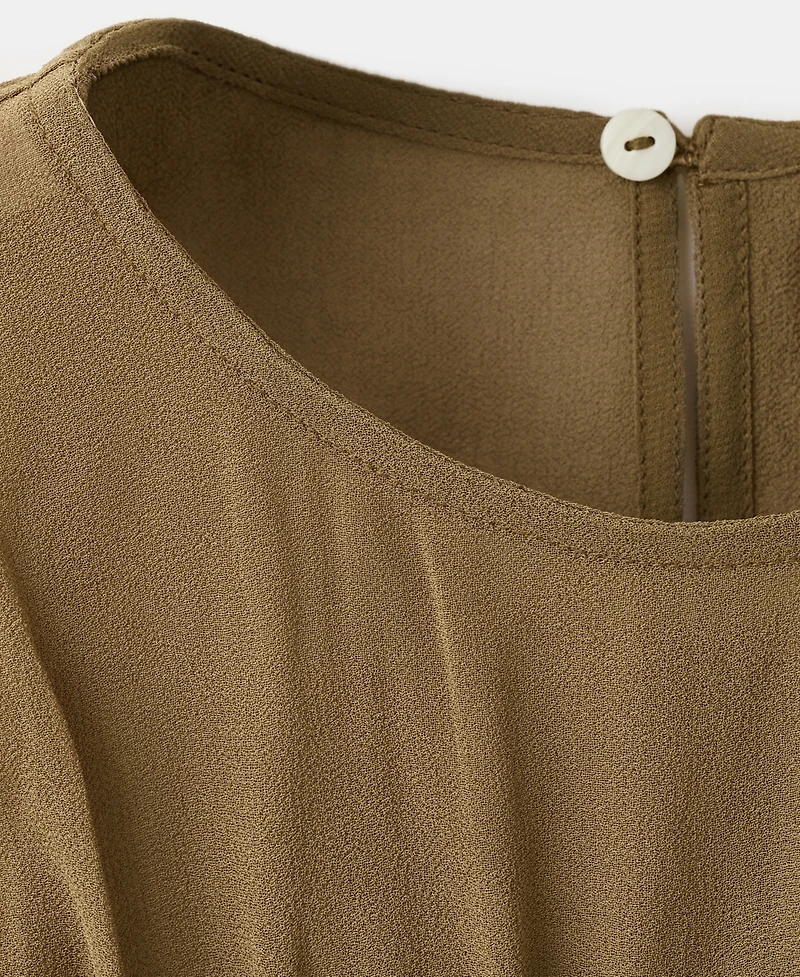 Mango Women's Draped Crop Top