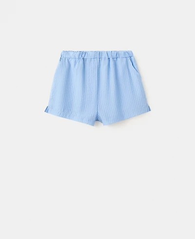 Mango Women's Striped Lyocell Shorts