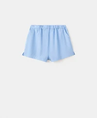 Mango Women's Striped Lyocell Shorts