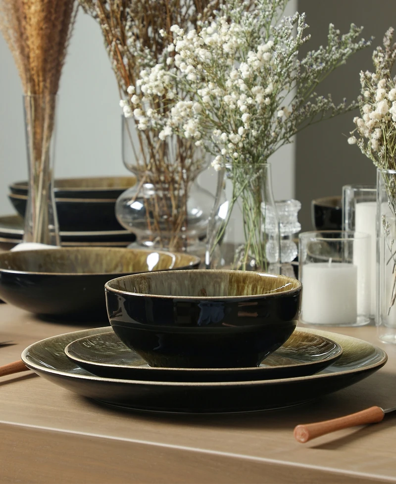 Stone Lain Riley 12-Piece Dinnerware Set, Service For 4