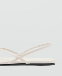 Mango Women's Criss-Cross Straps Sandals