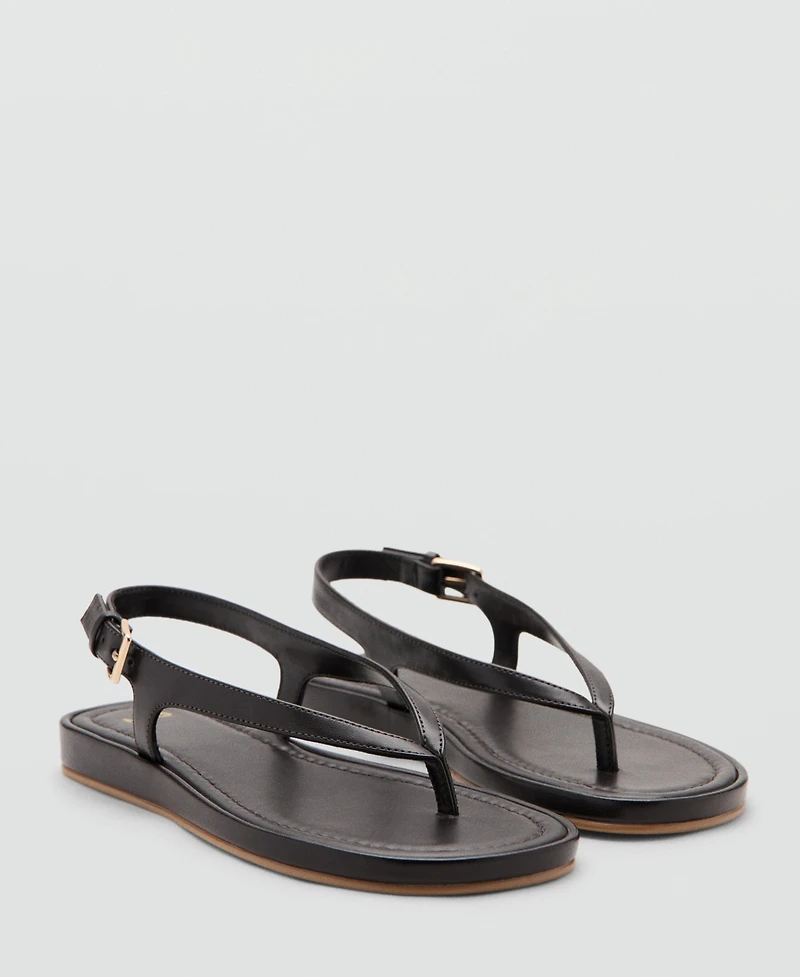 Mango Women's Buckle Strap Sandals