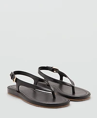 Mango Women's Buckle Strap Sandals
