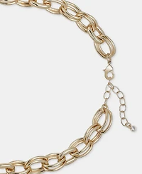 On 34th Multi-Link Statement Collar Necklace, 16" + 2" extender, Macy's Exclusive
