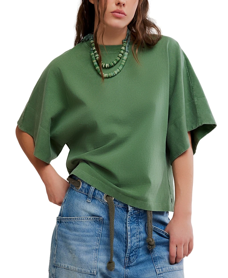 Free People Women's Atlas Dolman Crewneck T-Shirt