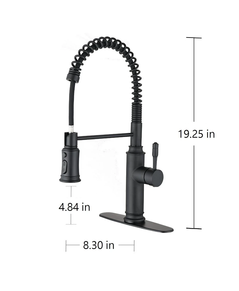 Phying Touch Kitchen Faucet with Pull Down Sprayer