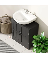 Phying Pedestal Sink Cabinet Freestanding Bathroom Sink Storage Cabinet with Shelf Multifunctional Under Sink Organizer for Bathroom Home Decor