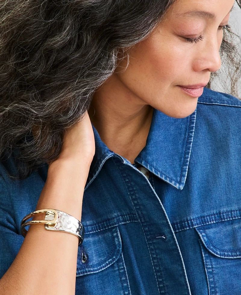 Style & Co Sculptural Bangle Bracelet, Macy's Exclusive