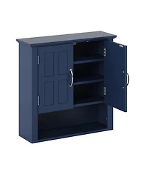 Midola Bathroom Wall Storage Cabinet, Multi-functional Wall Mounted Cabinet with Adjustable Shelves
