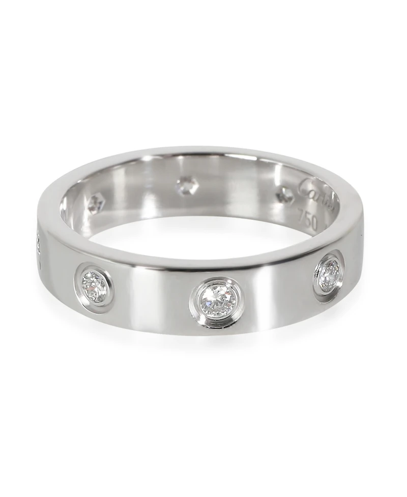 Pre-Owned Cartier White Gold Diamond Small Model Love Ring