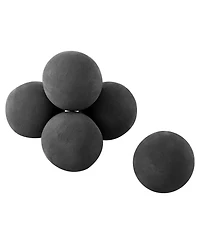 Cozito Ceramic Fire Balls, 5 inches 6-Piece Round Fire Stones for Propane Gas Fire Pits