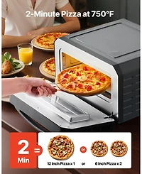Cozito Electric Pizza Oven, 12 inches Countertop Pizza Cooker with 5 Presets