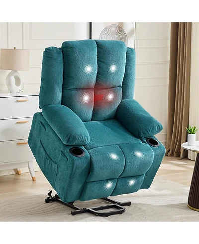 gaomon Oversized Electric Power Lift Recliner Sofa Chair for Elderly with Massage and Heat