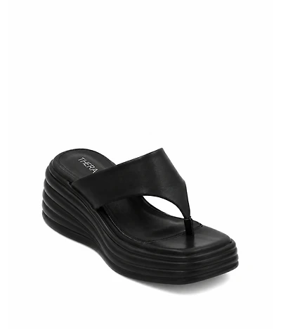 Therapy Australia Women's Frame Square Toe Wedge Sandal