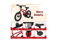 Hongge 14 Inches Kids Bike with Handbrake, Coaster Brake, and Bell