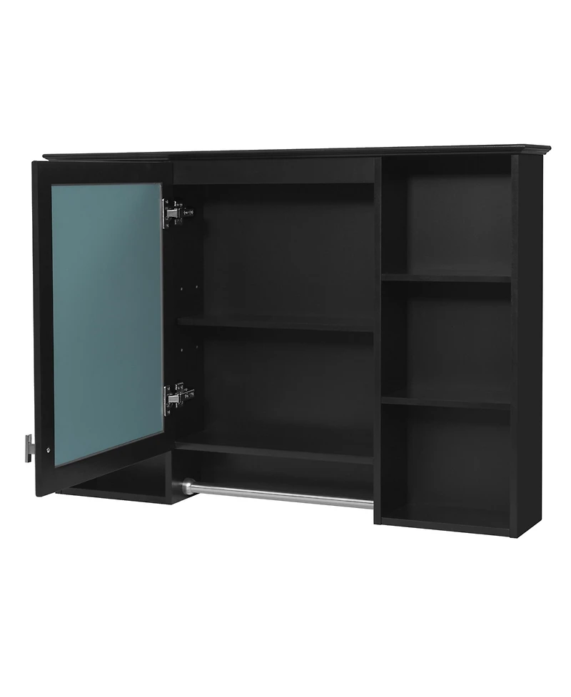 Midola 42 inch Wall Mounted Medicine Cabinet with Adjustable Shelf and Soft Close Door, High-Define Mirror with Storage for Bathroom Vanity