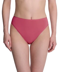 Natori Women's Bliss Bare Cotton High Cut Brief 3 Pack