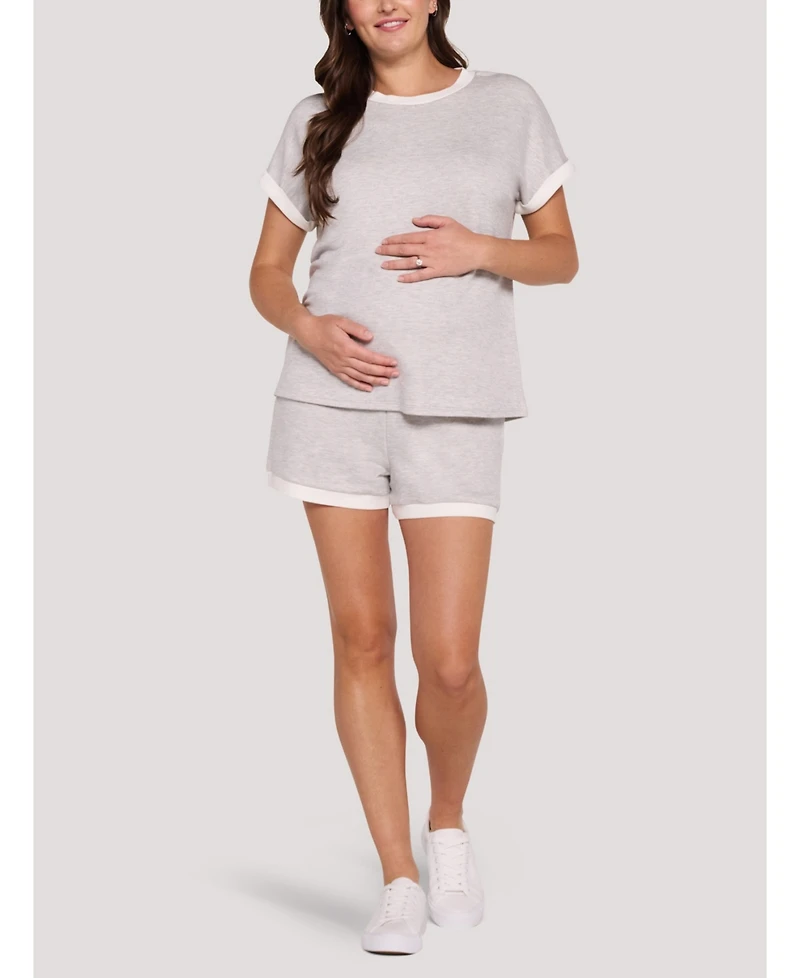 Motherhood Maternity Cap Sleeve Relaxed Fit Top