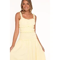 Petal and Pup Women's Enola Gather Midi Dress