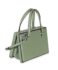 Pre-Owned Loewe Green Calfskin Top Handle Postal Bag