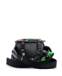 Pre-Owned Gucci Buckle Flap Chest Strap Backpack Gg Fabric with Rubber