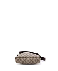 Pre-Owned Gucci Small Flap Messenger Gg Coated Canvas