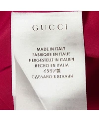 Pre-Owned Gucci Women's Leather-Trimmed Silk Sleeveless Top