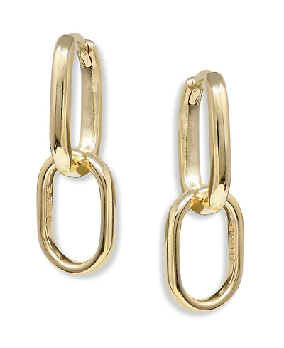 Anzie Classique Jojo Paper Clip Double Hoops