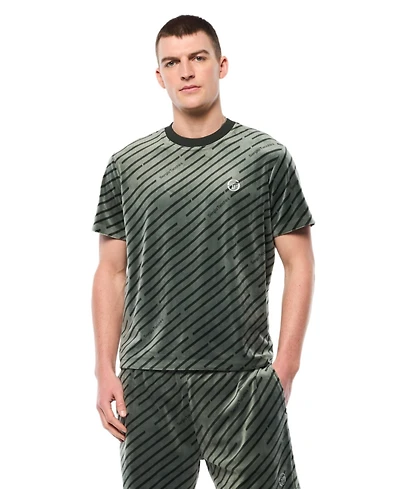 Sergio Tacchini Men's Obliquo Velour T-shirt