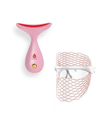 Pursonic Led Light Therapy Face Mask and Sculpting Wand