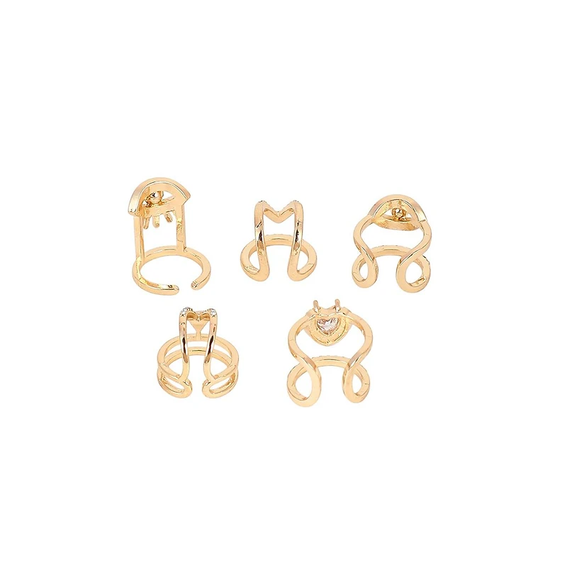 Sohi Women's The Malocchio Nail Rings - California