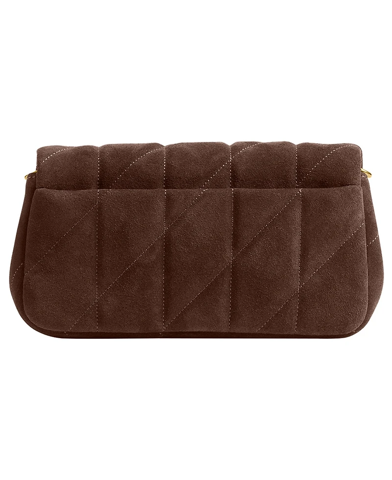 Coach Tabby Mini Quilted Suede Crossbody Bag