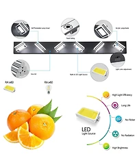 Midola 40" Modern 6-Light Led Vanity Light