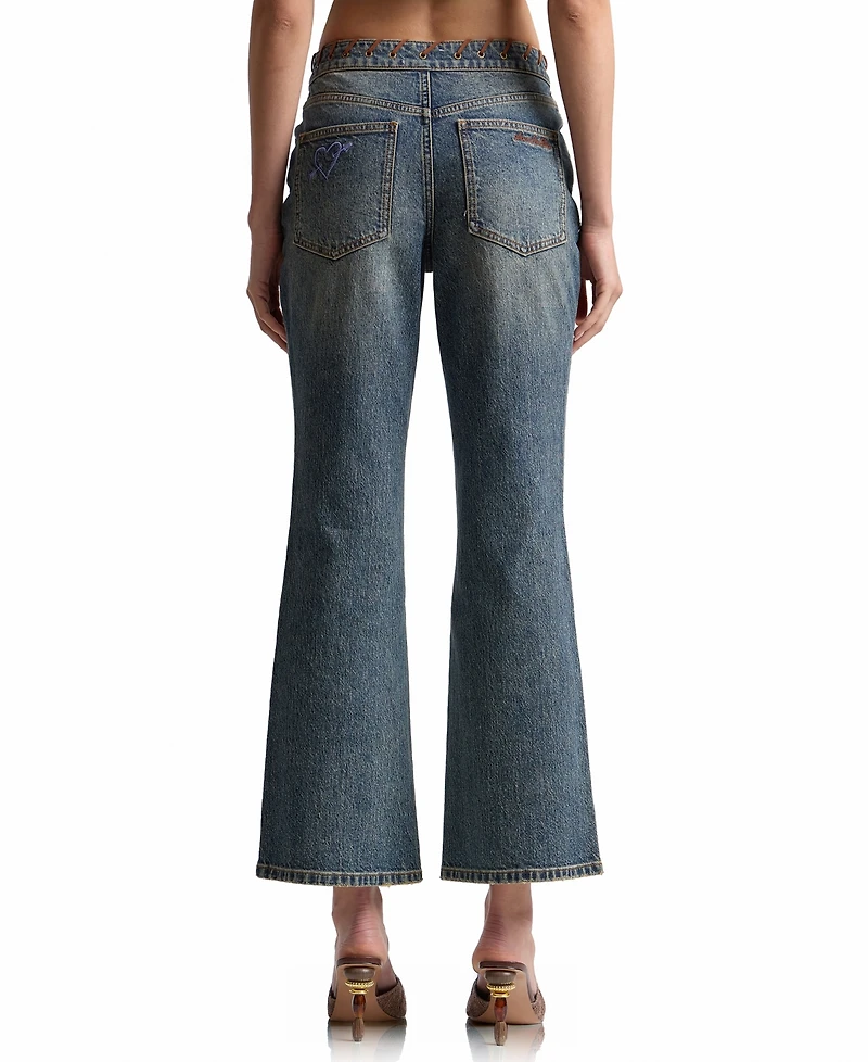 Avec Les Filles Women's Flare Jeans