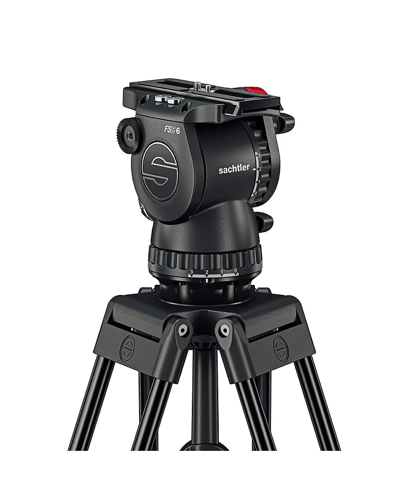 Sachtler Fsb 6 Mk Ii Fluid Head with Eng 75/2 D Hd 3-Section Aluminum Tripod and Sp 75 Ground Spreader
