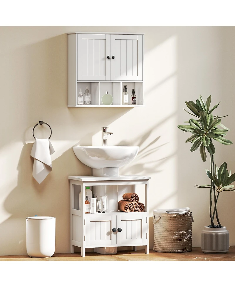 Phying Pedestal Sink Storage Cabinet Bathroom Vanityhroom Organization Multifunctional Under Sink Cabinet Bathroom Storage Furniture for Home Bat