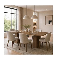 gaomon Modern 71-Inch Kitchen Dining Table for 6-8 People Family Use, for Kitchen, Office