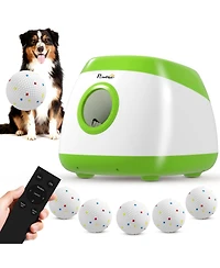 PawHut Automatic Dog Ball Launcher, Thrower, 26-79 Ft Disce