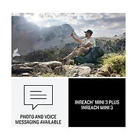 Garmin inReach Mini 3 Compact Satellite Communicator 1.9" Outdoor Gps with Worldwide Maps and Built-In Bluetooth - Black