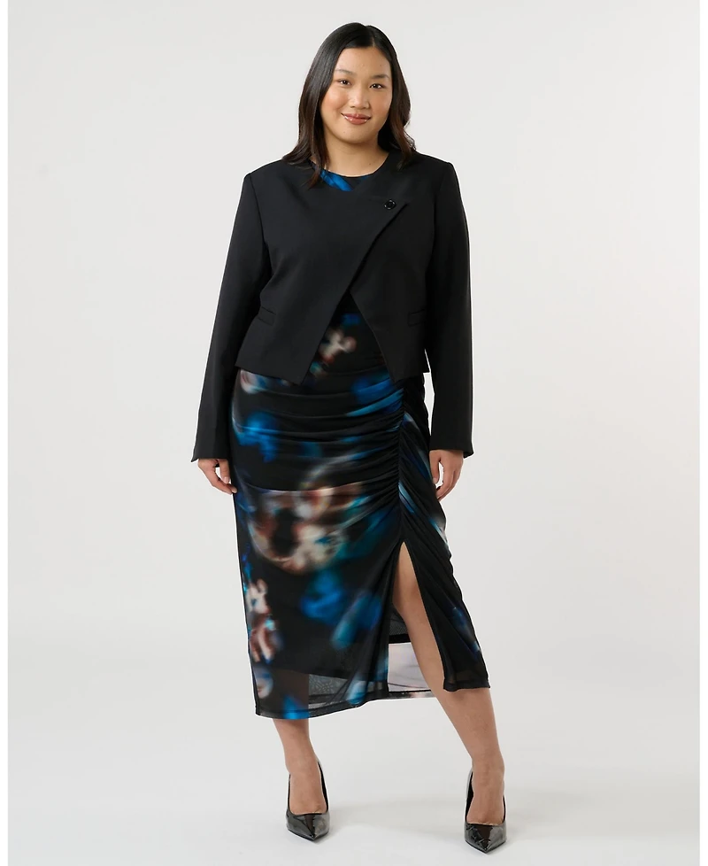 Estelle Plus Eboni Cropped Jacket