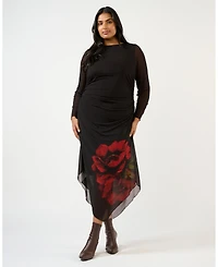 Estelle Women's Raya Asymm Mesh Dress