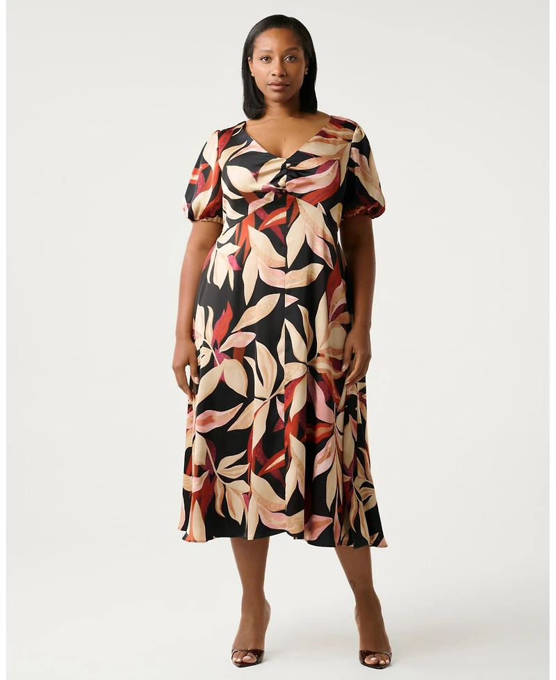 Estelle Laura Puff Sleeve Dress