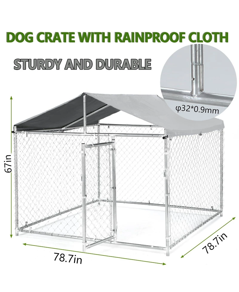 gaomon Heavy Duty Outdoor Dog Kennel for Large Dogs