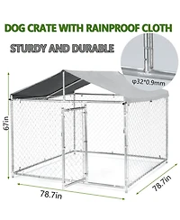 gaomon Heavy Duty Outdoor Dog Kennel for Large Dogs