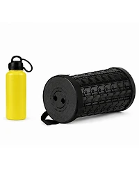 Seamless Outdoors Portable Retractable Stool and Insulated Tumbler Bundle - Travel, Camping and Outdoor Essentials