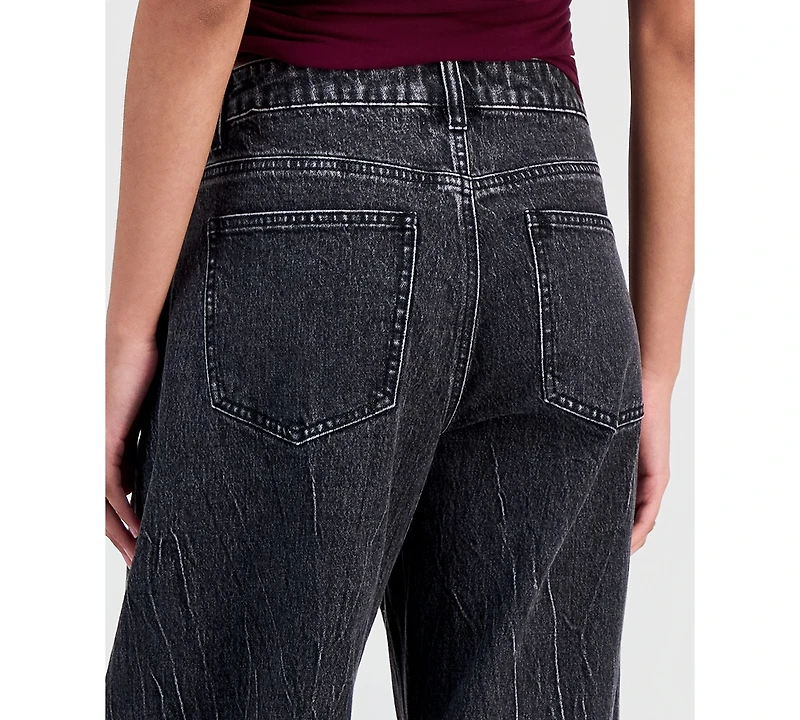 Madden Girl Juniors' Balloon-Leg Jogger Jeans